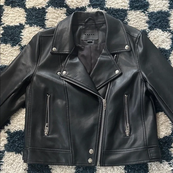 Blank NYC Black Vegan Leather Jacket - Picture 3 of 6